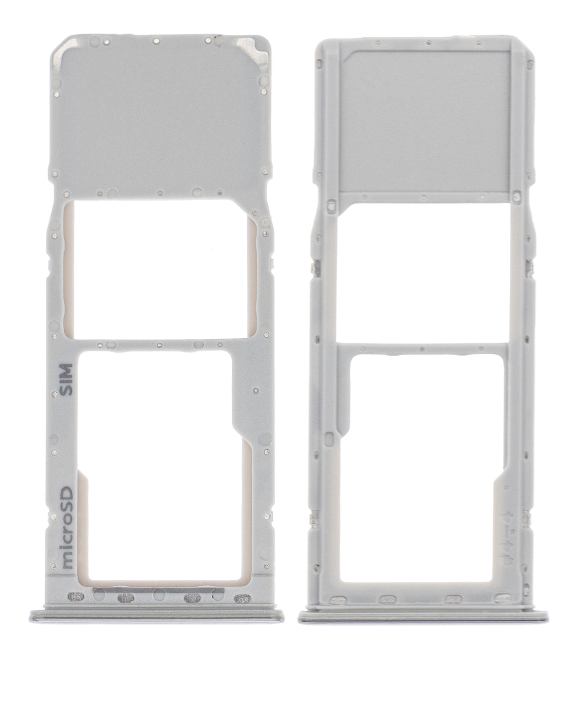 Single Sim Card Tray Compatible For Samsung Galaxy A20 (A205 / 2019) / A30 (A305 / 2019) / A50 (A505 / 2019) (Silver)