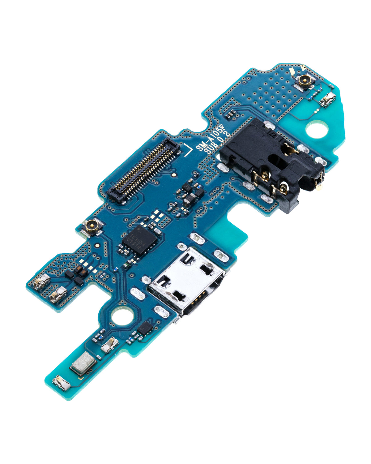 Charging Port Flex Cable With Headphone Jack Compatible For Samsung Galaxy A10 (A105 / 2019) (Premium)