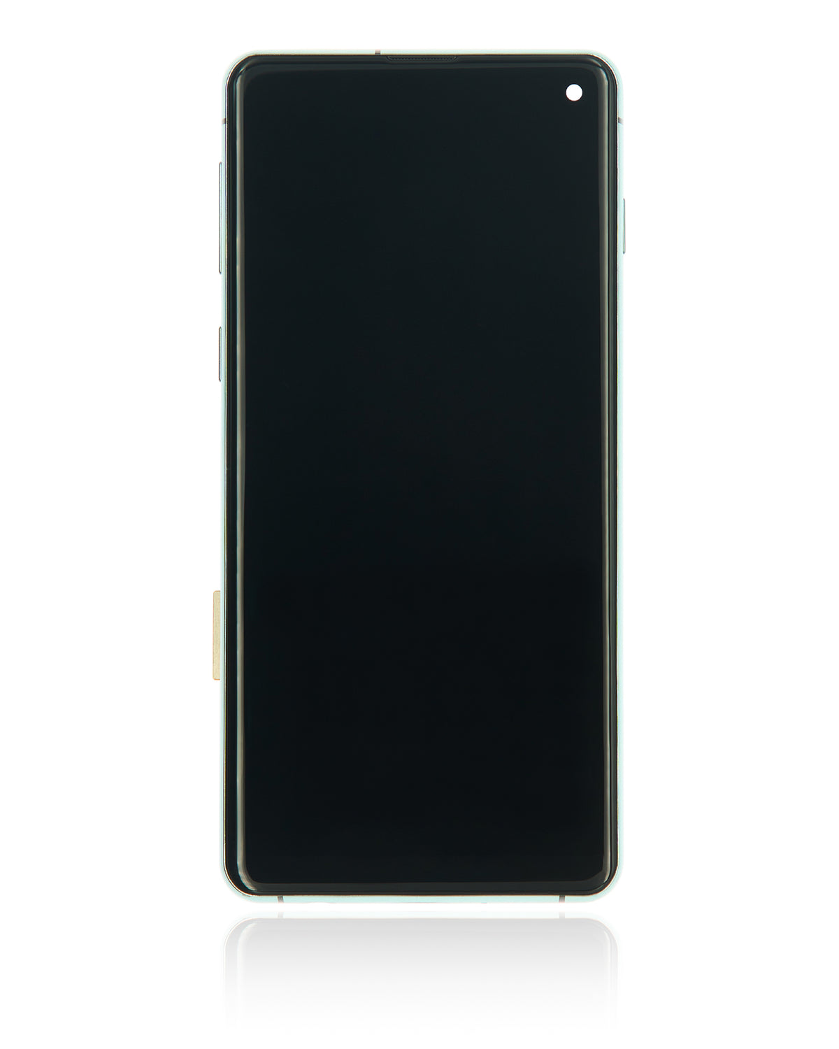 Replacement LCD Assembly With Frame (Without Finger Print Sensor) Compatible For Samsung Galaxy S10 (Aftermarket Plus: TFT) (Prism Green)
