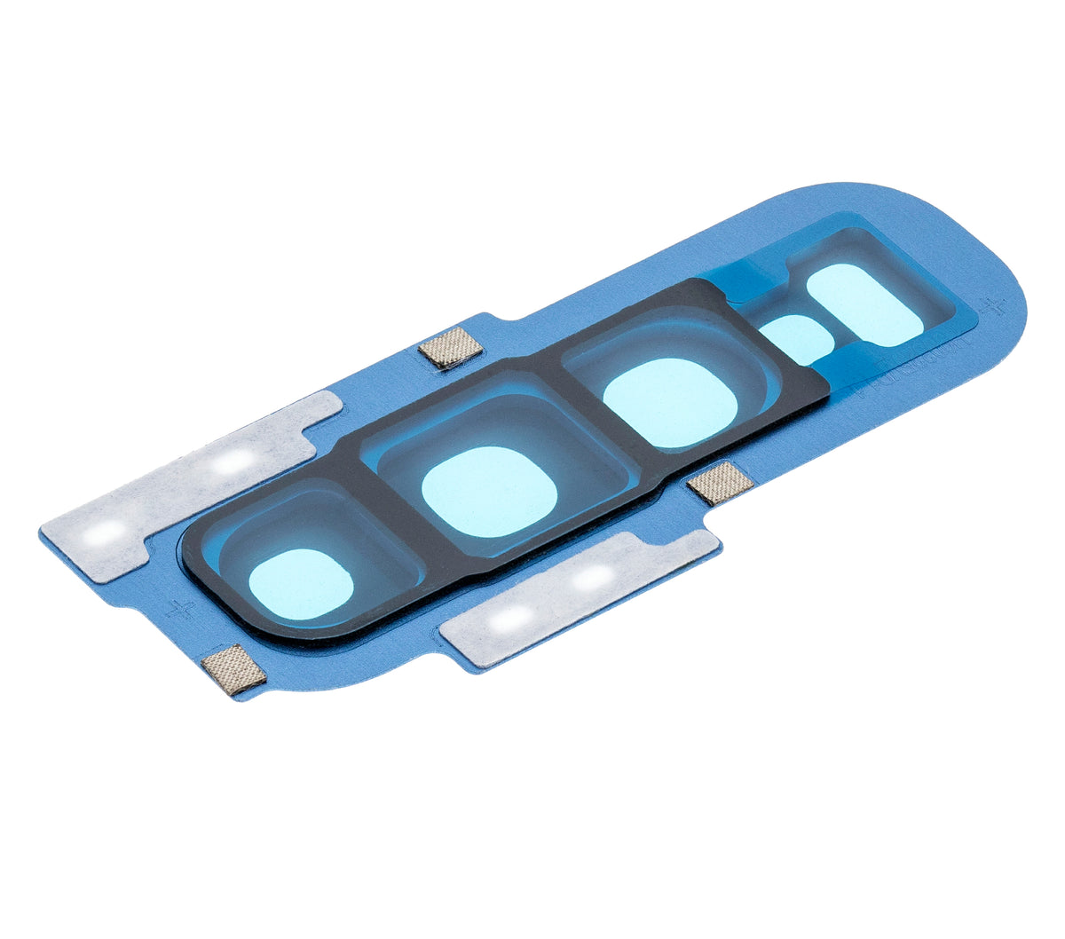 Replacement Back Camera Lens With Cover Bezel Ring Compatible For Samsung Galaxy S10 (Prism Blue)