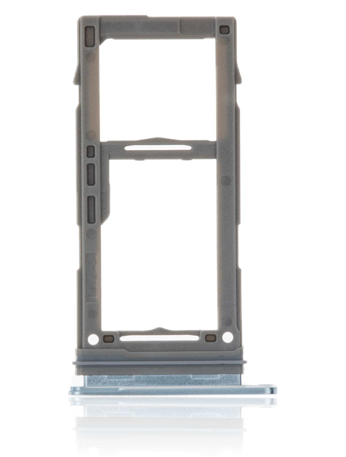 Single Sim Card Tray Compatible For Samsung Galaxy S10 / S10 Plus / S10E Replacement (Prism Blue)