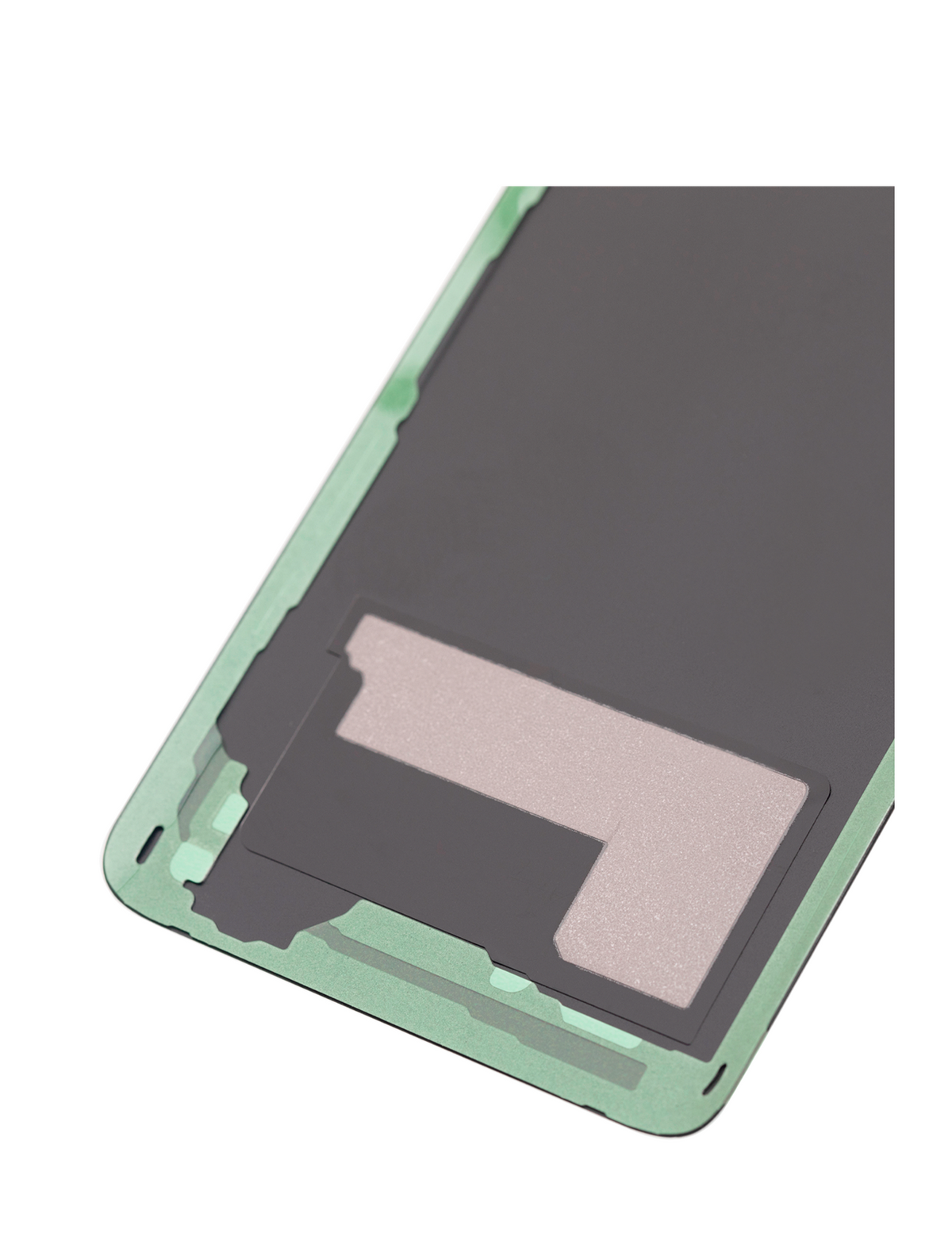 Back cover Glass With Camera Lens Compatible For Samsung Galaxy S10 Replacement (No Logo) (Vemake) (Prism White)