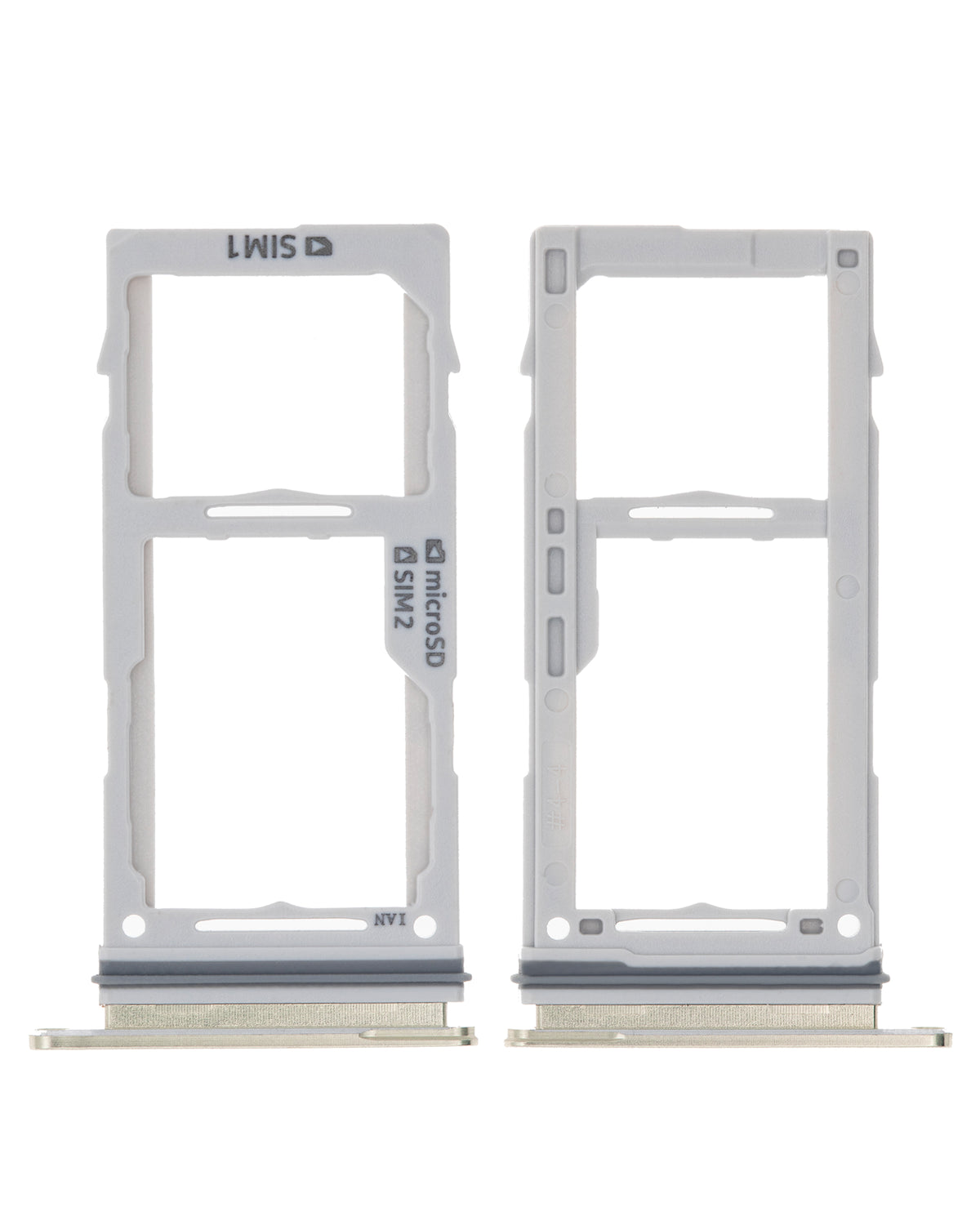 Dual Sim Card Tray  Replacement Compatible For Samsung Galaxy S10 / S10 Plus / S10E (Canary Yellow)