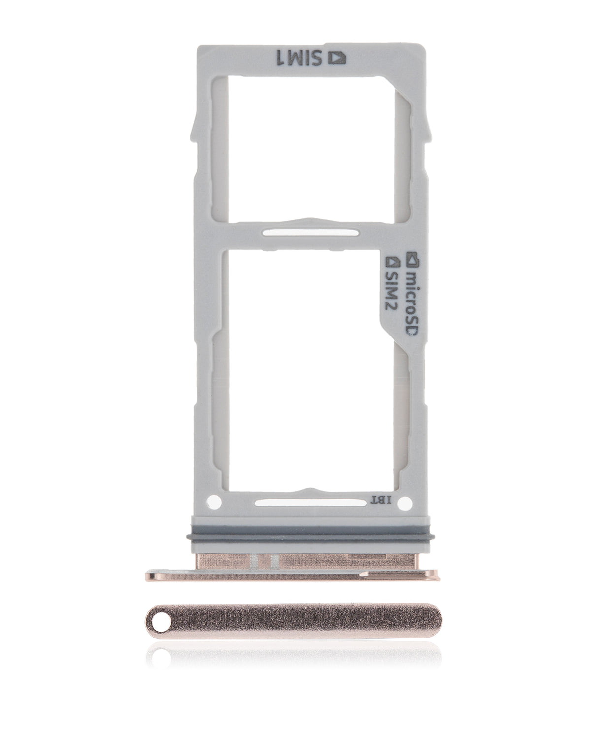 Replacement Dual Sim Card Tray Compatible For Samsung Galaxy S10 / S10 Plus / S10E (Ceramic White)