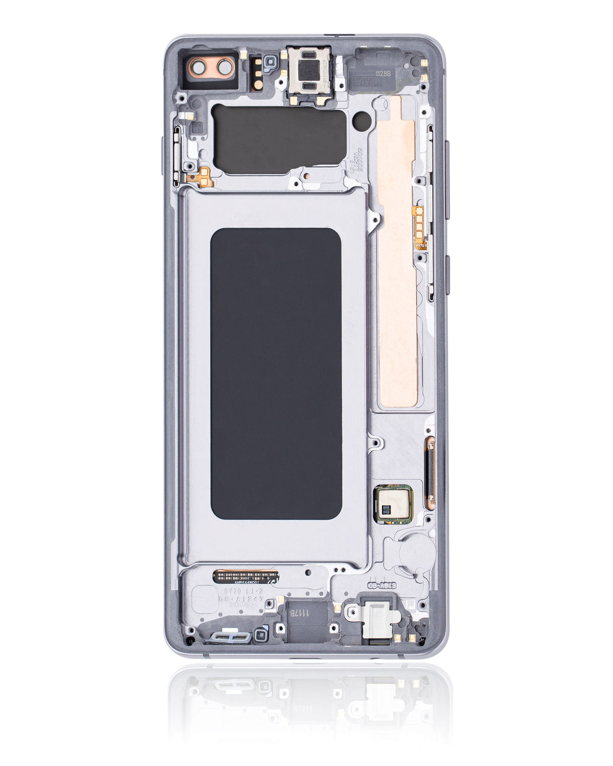 OLED Assembly With Frame Compatible For Samsung Galaxy S10 Plus Replacement (Refurbished) (Prism / Ceramic Black)