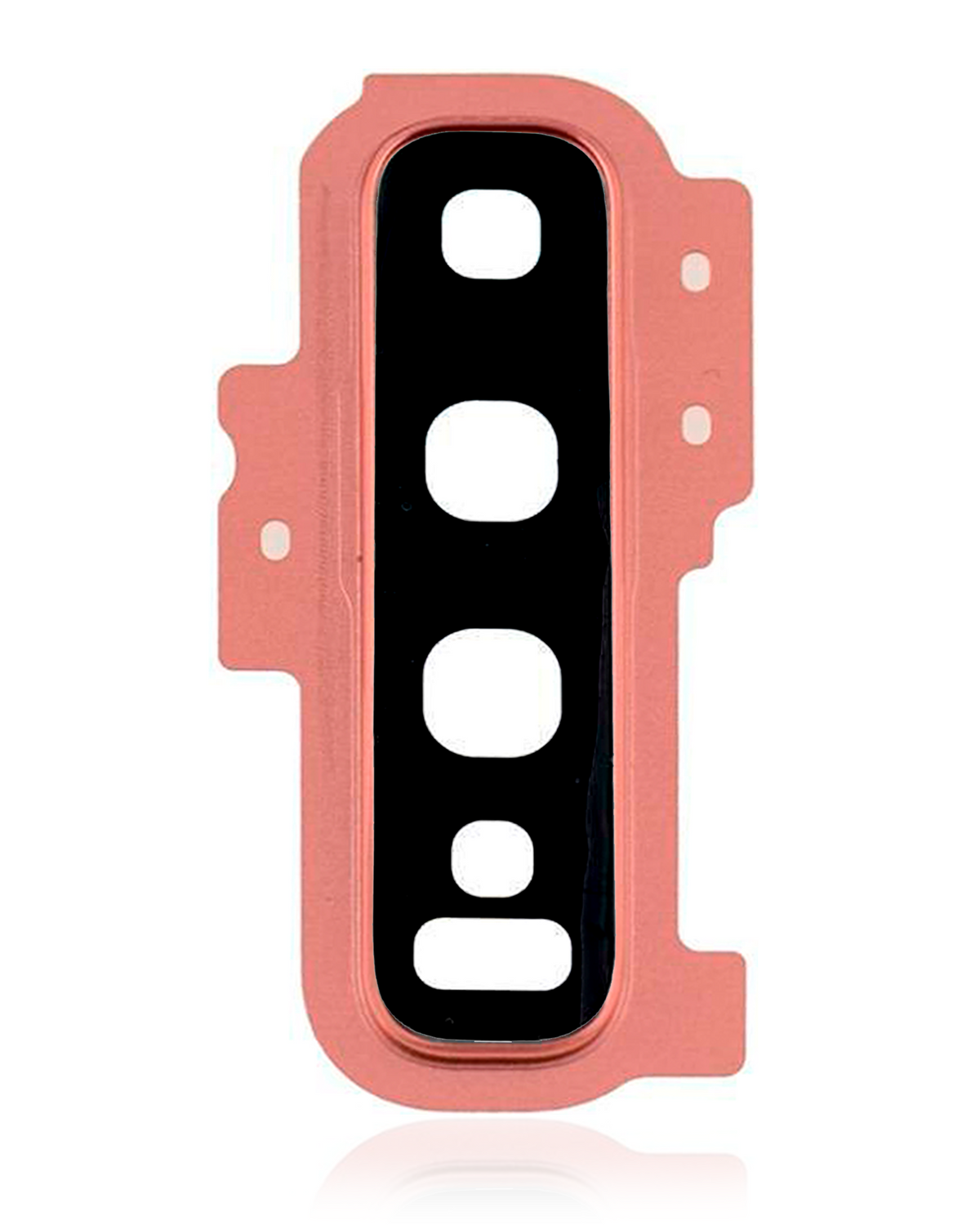 Back Camera Lens With Cover Bezel Ring Compatible For Samsung Galaxy S10 Plus Replacement by Macfactory.Store (Pink)