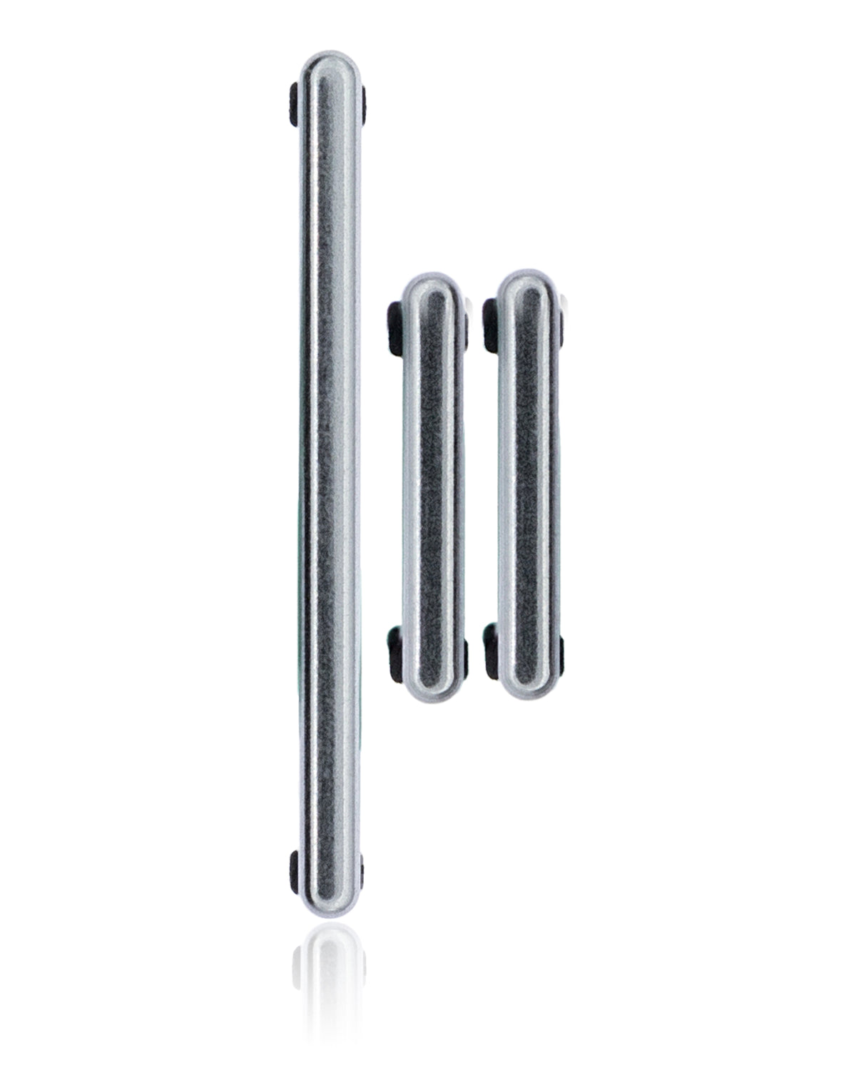 Replacement Hard Buttons (Power / Volume / Bixby) Compatible For Samsung Galaxy S10 / S10 Plus (Prism White)