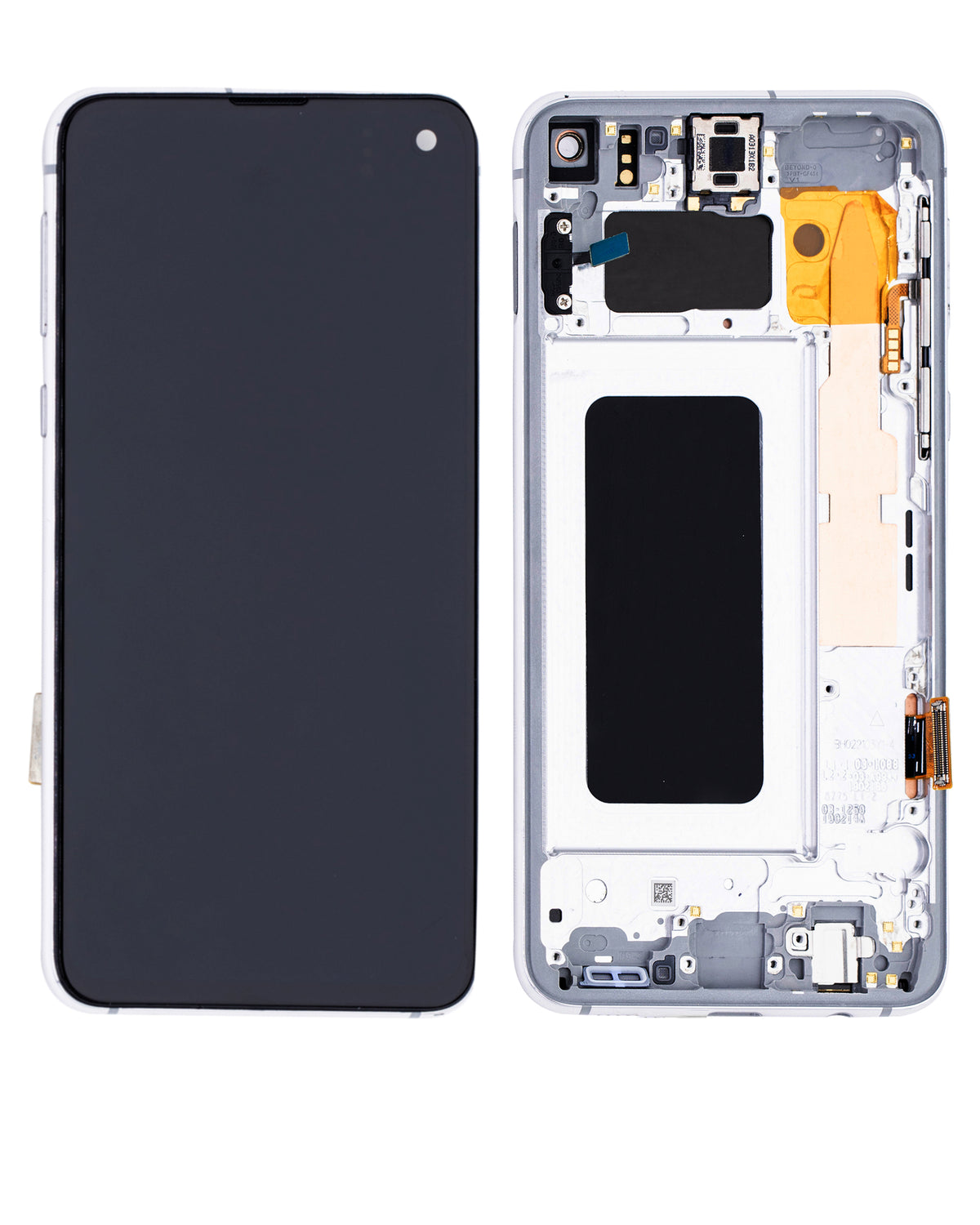 Replacement OLED Assembly With Frame Compatible For Samsung Galaxy S10E (Refurbished) (Prism White)