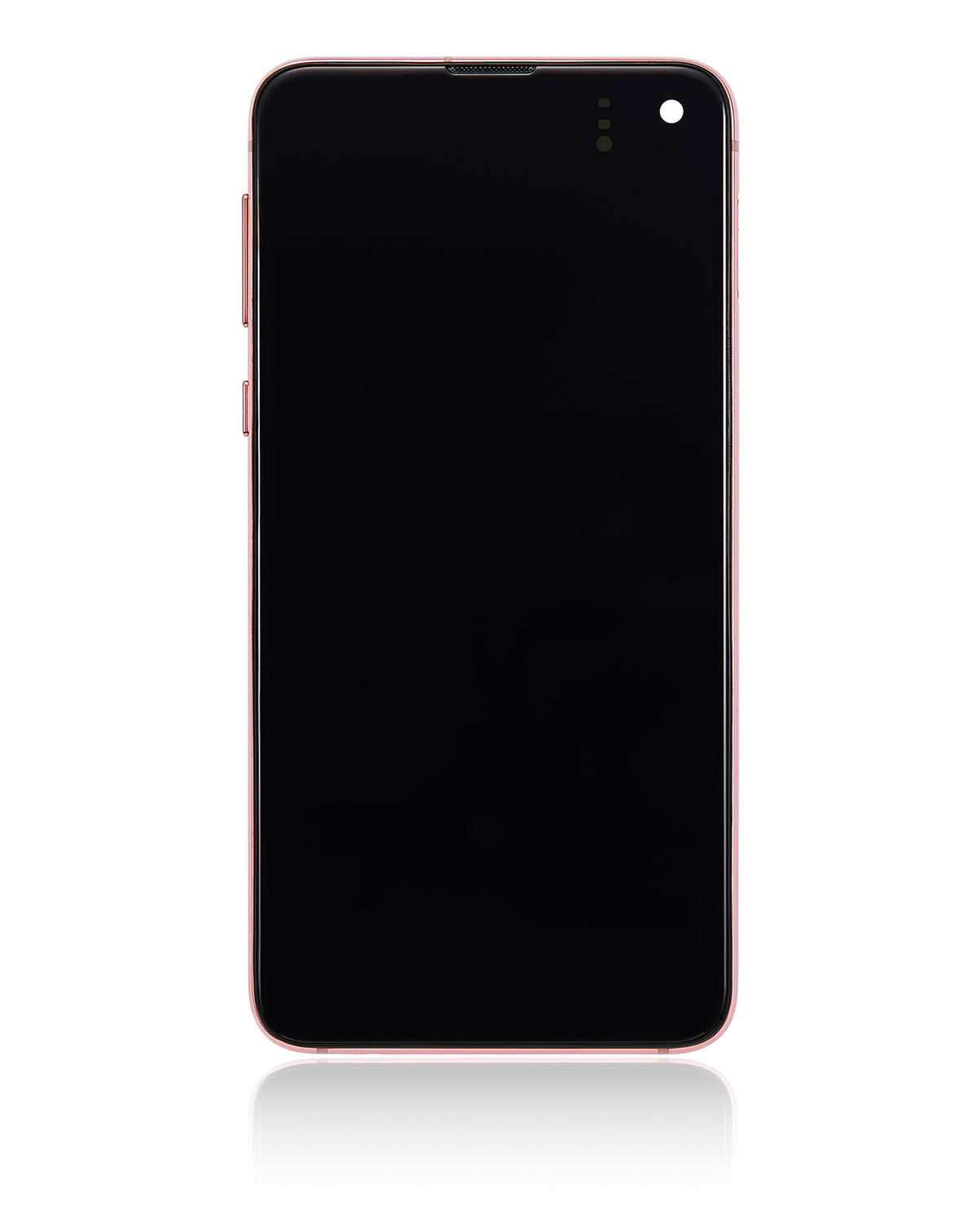 OLED Assembly With Frame Compatible For Samsung Galaxy S10E  Replacement (Refurbished) (Flamingo Pink)