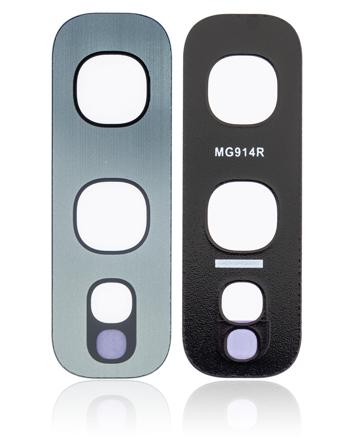 Back Camera Lens  Replacement (Glass Only) With Adhesive Compatible For Samsung Galaxy S10E (Silver)