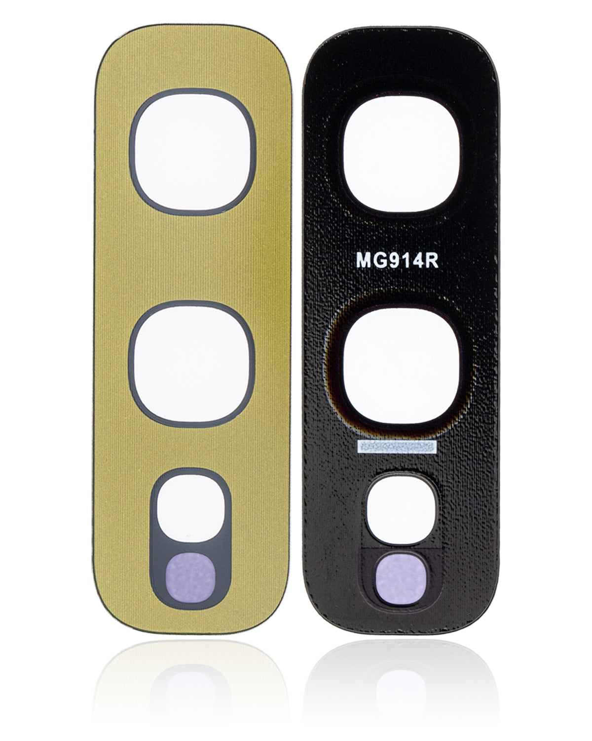 Back Camera Lens (Glass Only) With Adhesive Compatible For Samsung Galaxy S10E  Replacement (Canary Yellow)