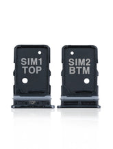 Single Sim Card Tray Replacement Compatible For Samsung Galaxy A80 (A805 / 2019) (Phantom Black)