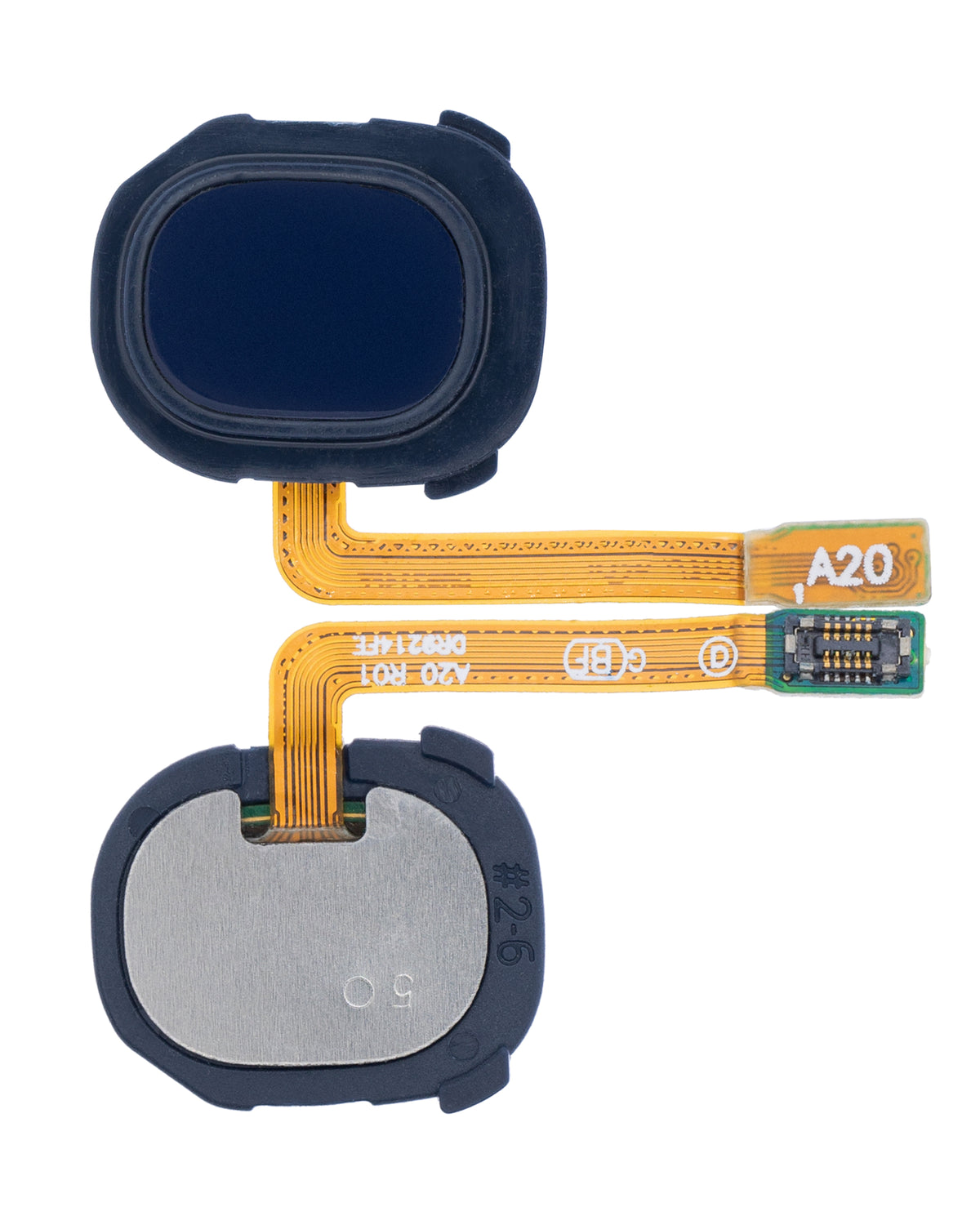 Fingerprint Reader With Flex Cable Compatible For Samsung Galaxy A20 (A205 / 2019) (Deep Blue)