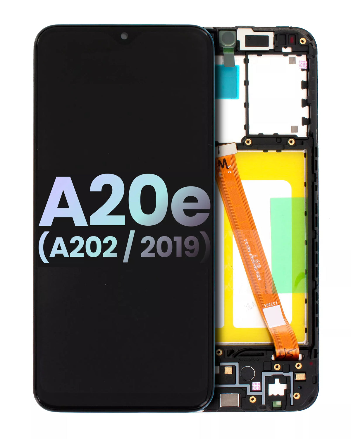 LCD Assembly With Frame Compatible For Samsung Galaxy A20e (A202 / 2019) (Service Pack) (All Colors)