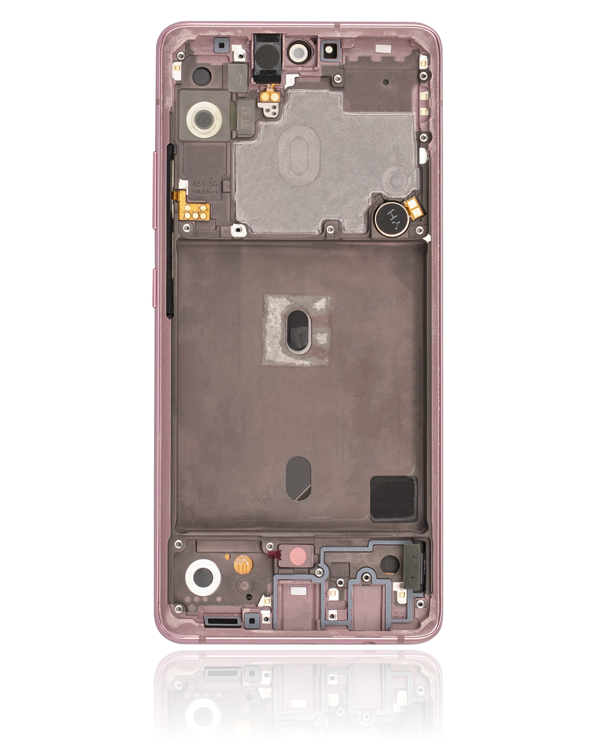 Replacement OLED Assembly With Frame Compatible For Samsung Galaxy A51 5G (A516 / 2020) (Non-Verizon 5G UW Frame) (Refurbished) (Prism Cube Pink)
