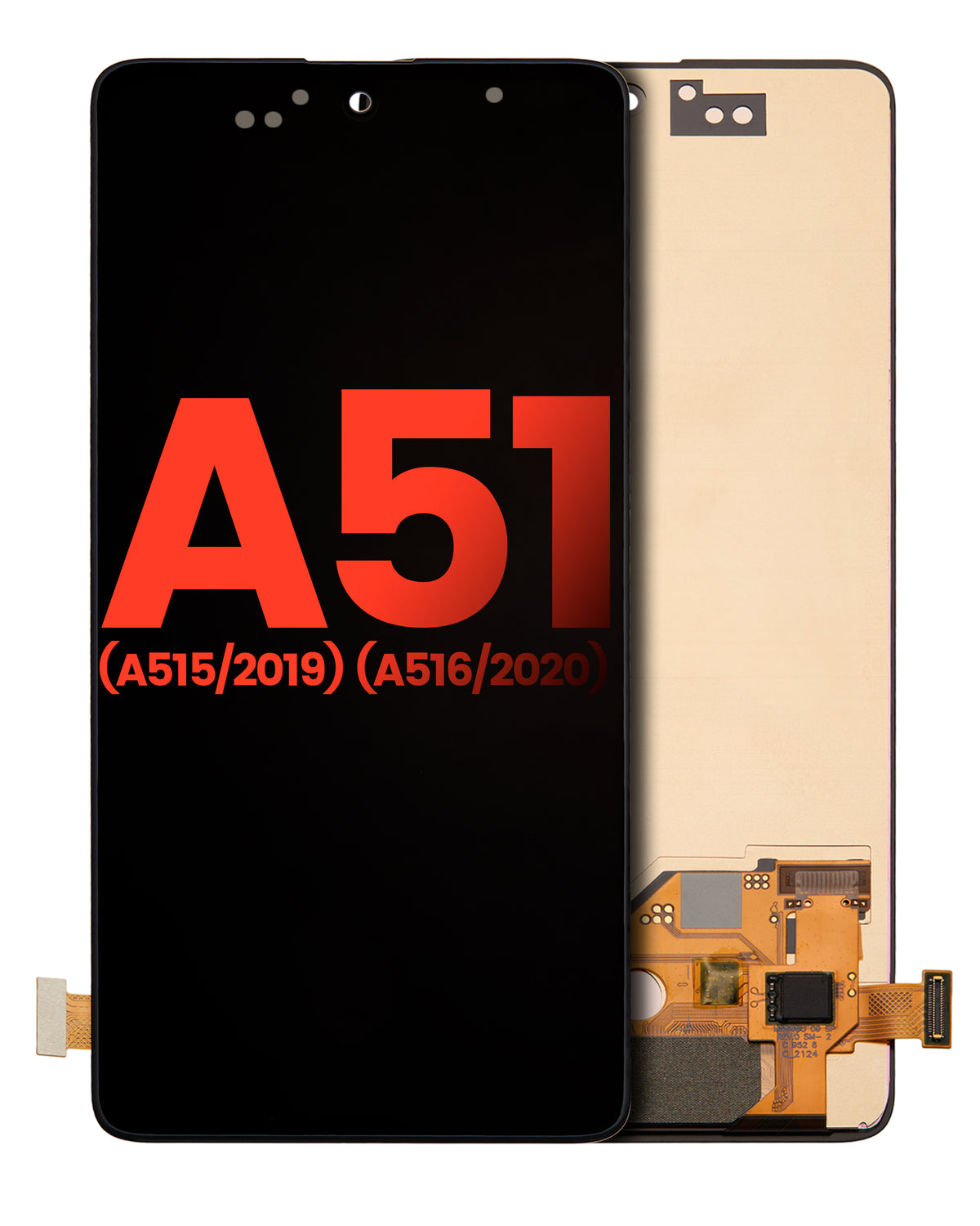 Replacement OLED Assembly Without Frame Compatible For Samsung Galaxy A51 4G (A515 / 2019) / 5G (A516 / 2020) (6.46") (Vemake) (All Colors)