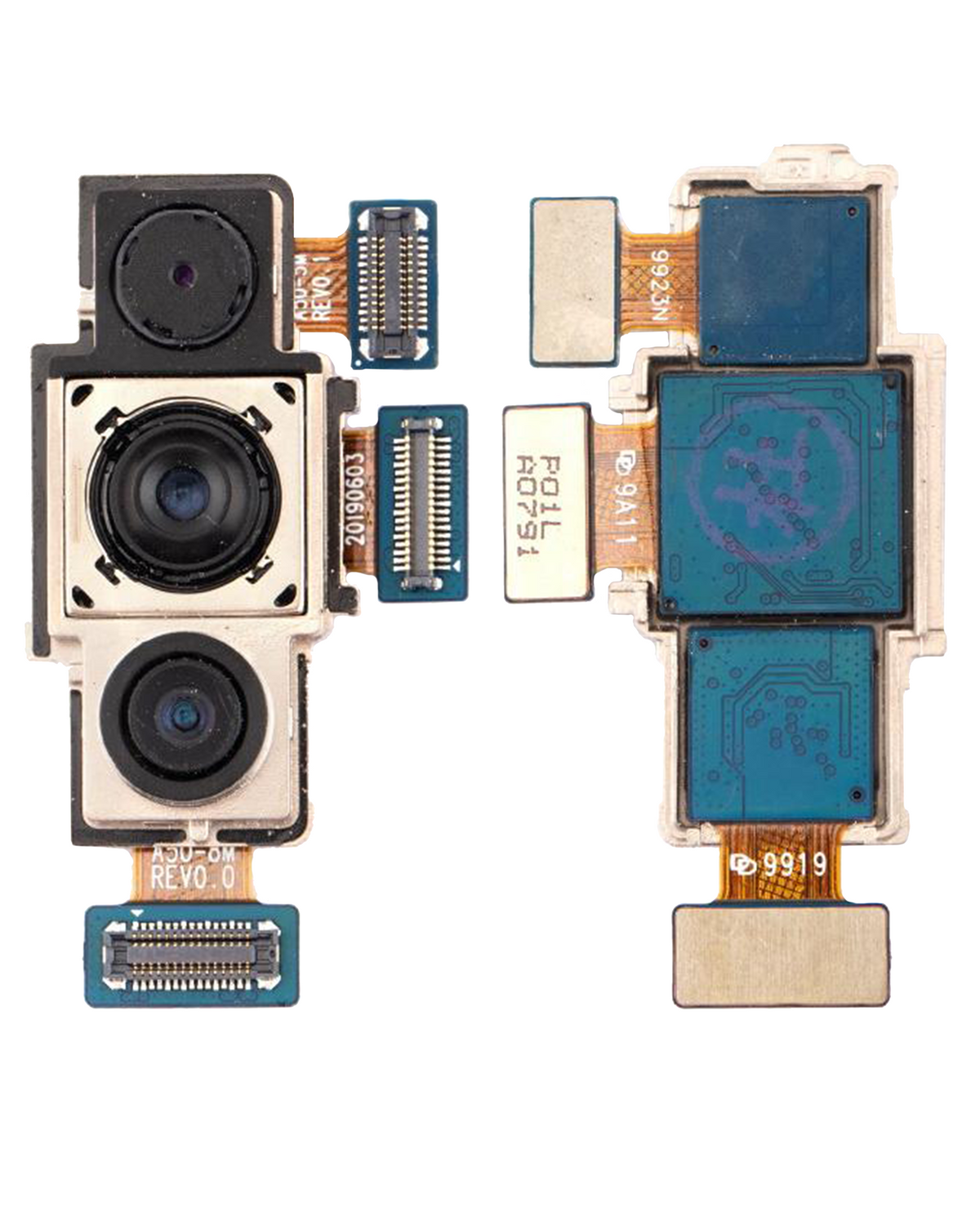 Back Camera (Wide & Ultrawide & Depth) Compatible For Samsung Galaxy A50s (A507 / 2019)