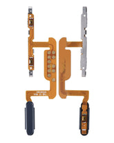 Power & Fingerprint Reader With Flex Cable Compatible For Samsung Galaxy Tab S7 11" (T870 / T875 / T876) (2020) (Mystic Black)