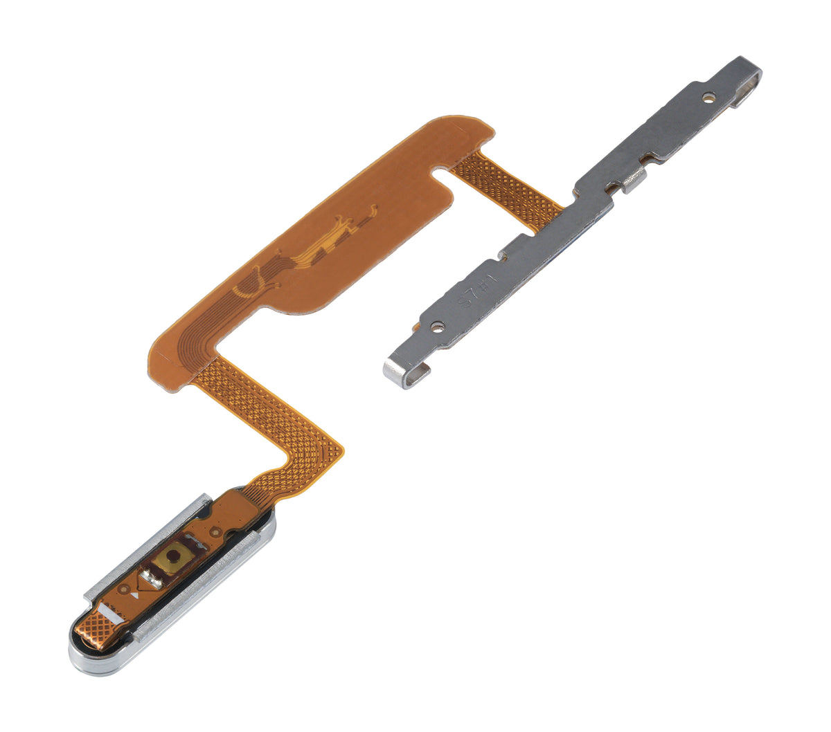 Power & Fingerprint Reader With Flex Cable Compatible For Samsung Galaxy Tab S7 11" (T870 / T875 / T876) (2020) (Mystic Silver)