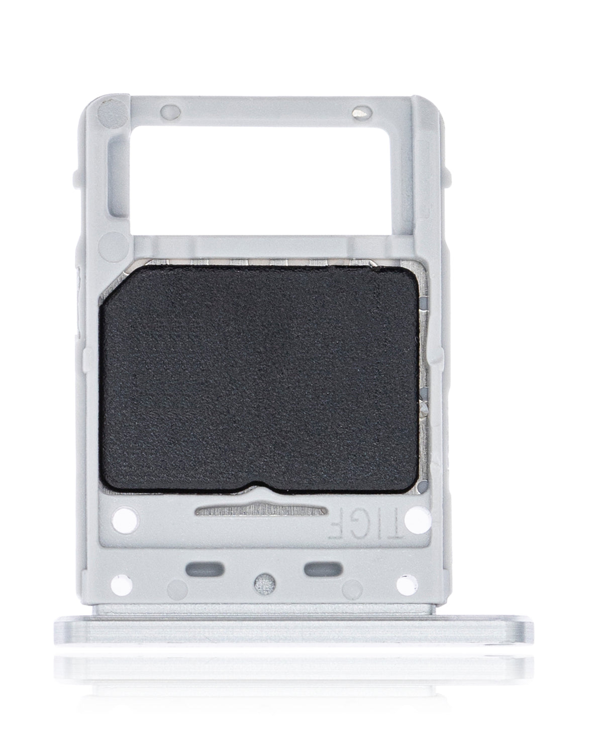 Single Sim Card Tray Compatible For Samsung Galaxy Tab S7 Plus 12.4" (T970 / T975 / T976) (2020) (Mystic Silver)
