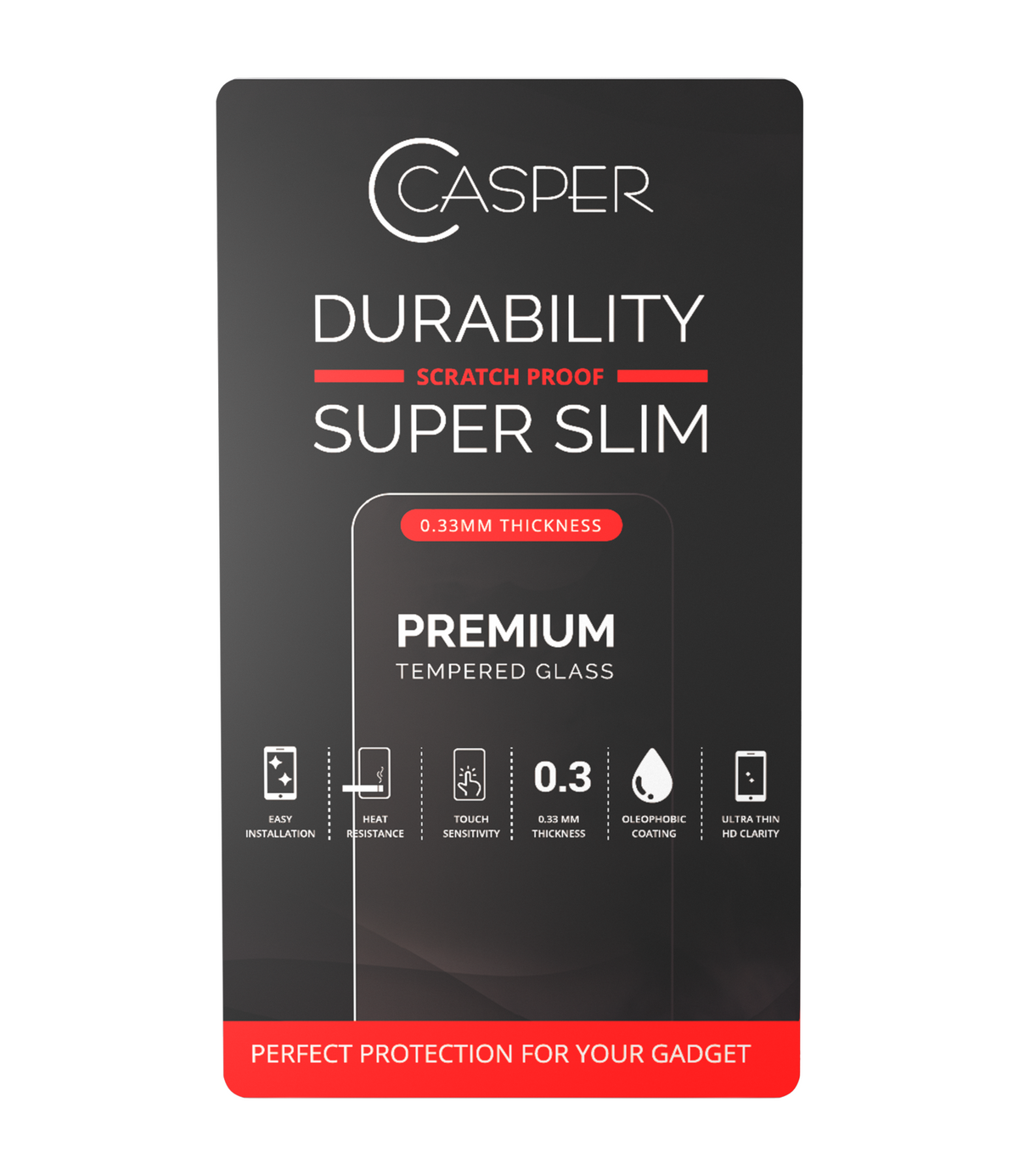 Casper UV Tempered Glass With Glue Compatible For Samsung Galaxy Note 10 Replacement  (Case Friendly) (Retail Pack)