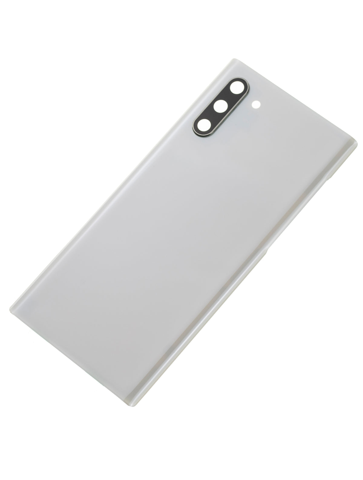 Back Cover Glass With Camera Lens Replacement Compatible For Samsung Galaxy Note 10 (No Logo) (Vemake) (Aura White)