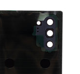 Replacement Back Cover Glass With Camera Lens Compatible For Samsung Galaxy Note 10 (Service Pack) (Aura Black)