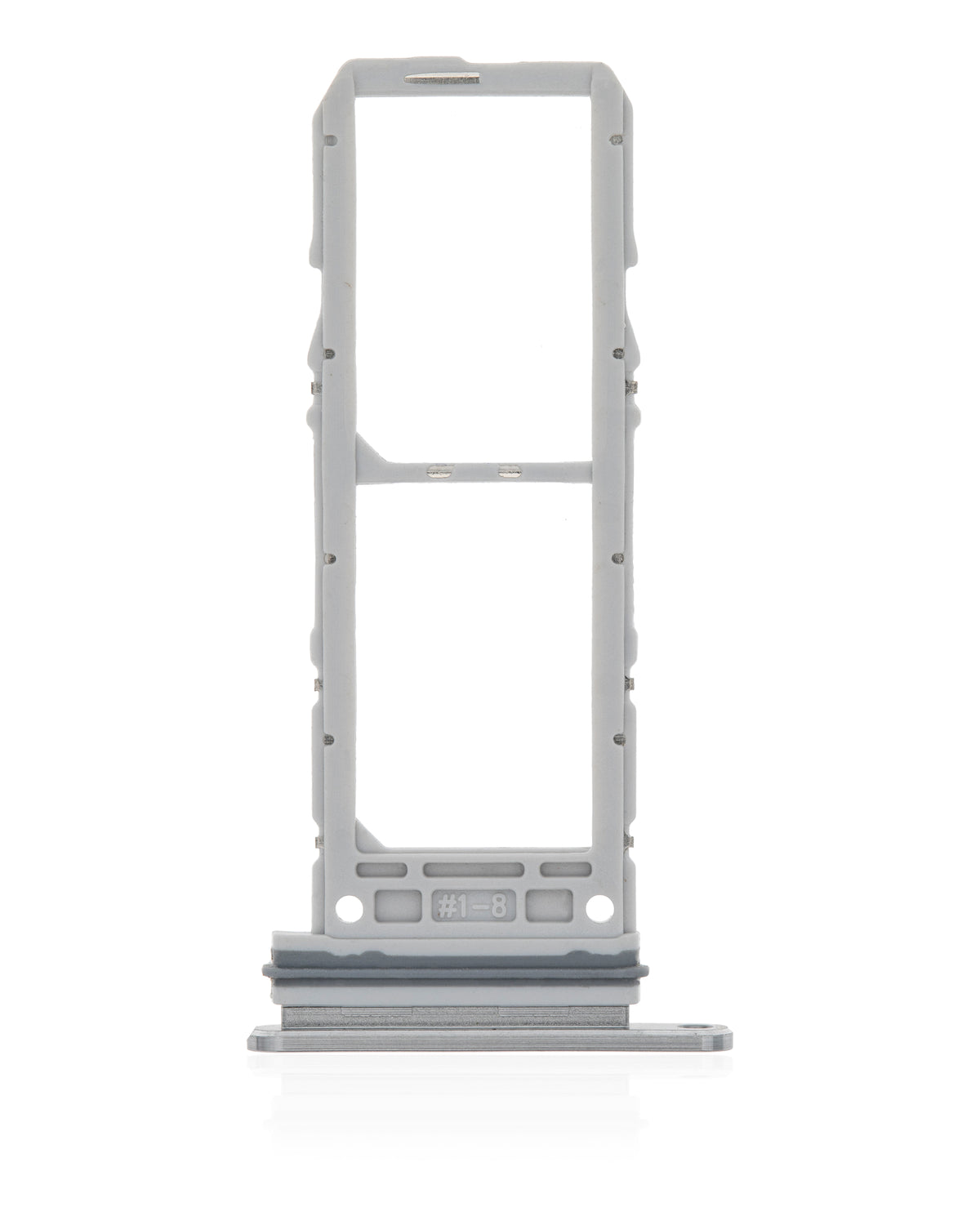 Dual Sim Card Tray Compatible For Samsung Galaxy Note 10 Replacement  (Aura Glow / Silver)