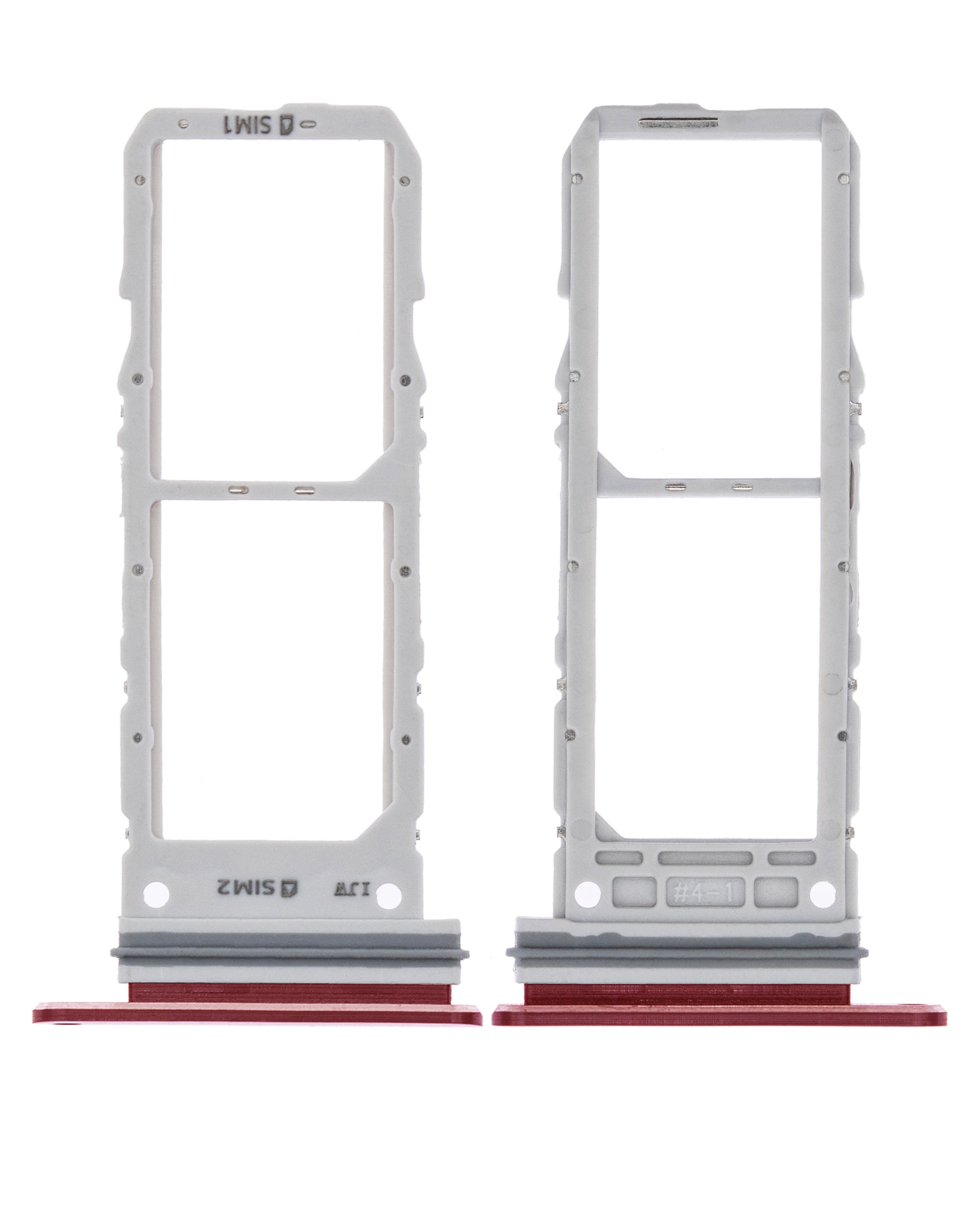 Dual Sim Card Tray Compatible For Samsung Galaxy Note 10 Replacement (Aura Red)