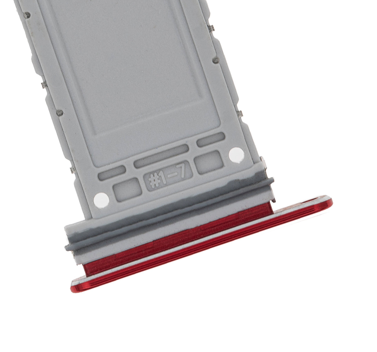 Single Sim Card Tray Compatible For Samsung Galaxy Note 10 Replacement (Aura Red)