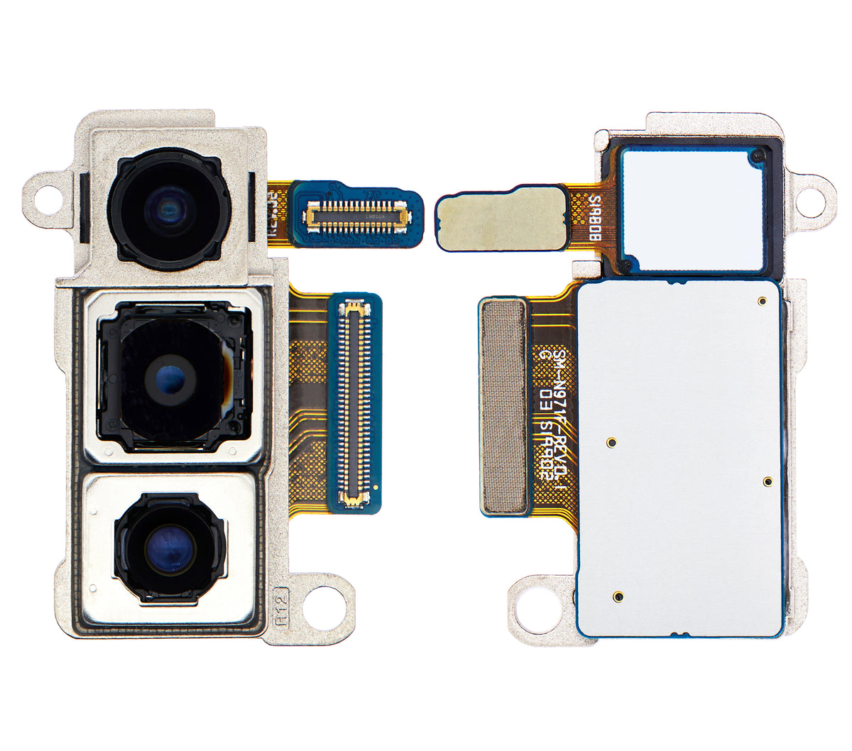 Replacement Back Camera (Wide & Telephoto & Ultrawide) Compatible For Samsung Galaxy Note 10 (Used OEM Pull: Grade A)