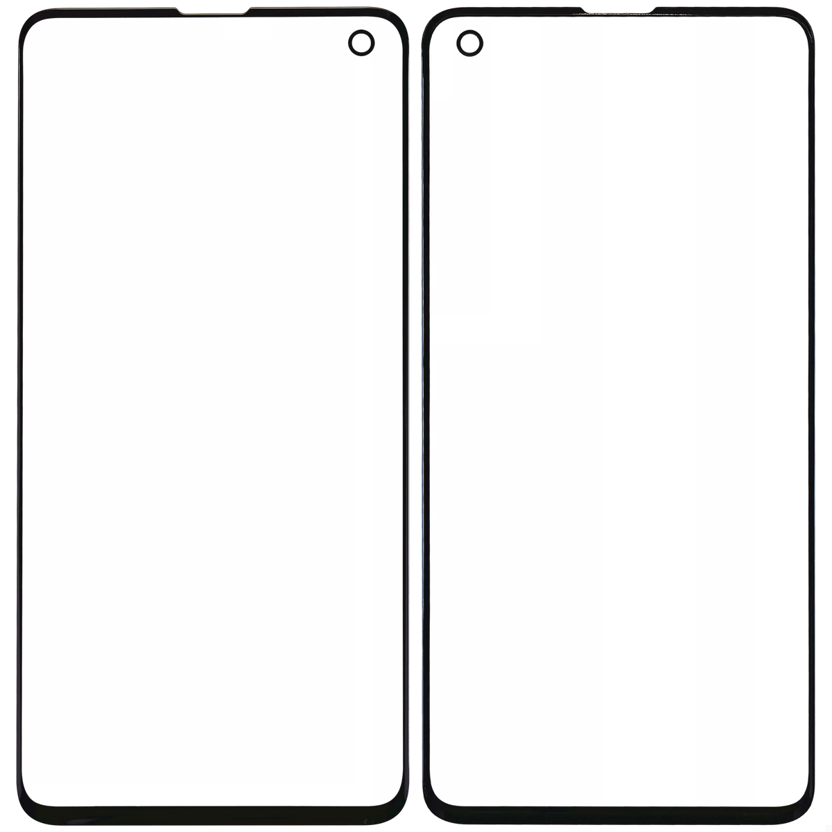 2 in 1 Front Glass With OCA Pre-Installed Compatible For Samsung Galaxy S10 Replacement