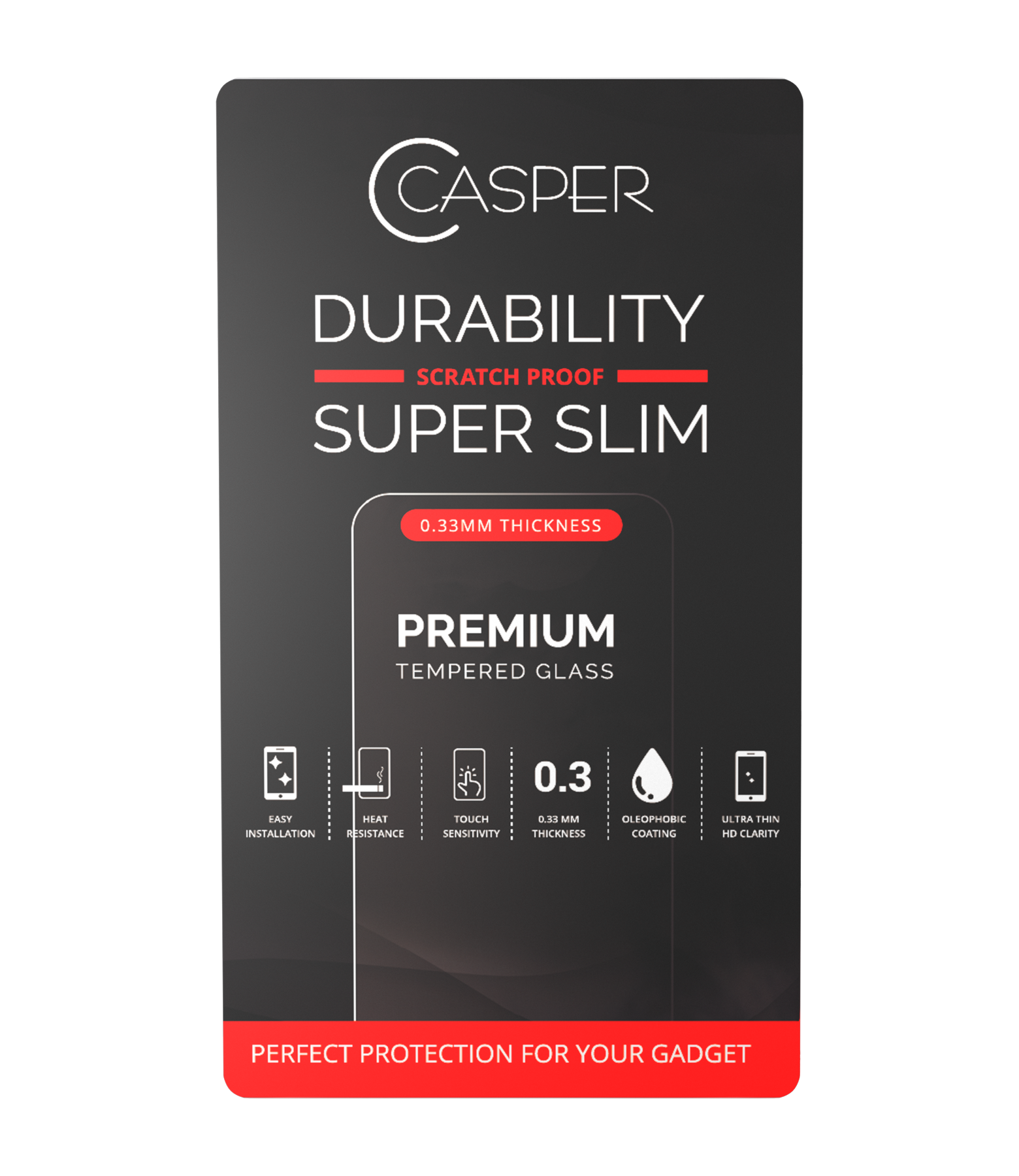 Replacement Casper UV Tempered Glass With Glue Compatible For Samsung Galaxy Note 10 Plus / 5G (Case Friendly) (Retail Pack)