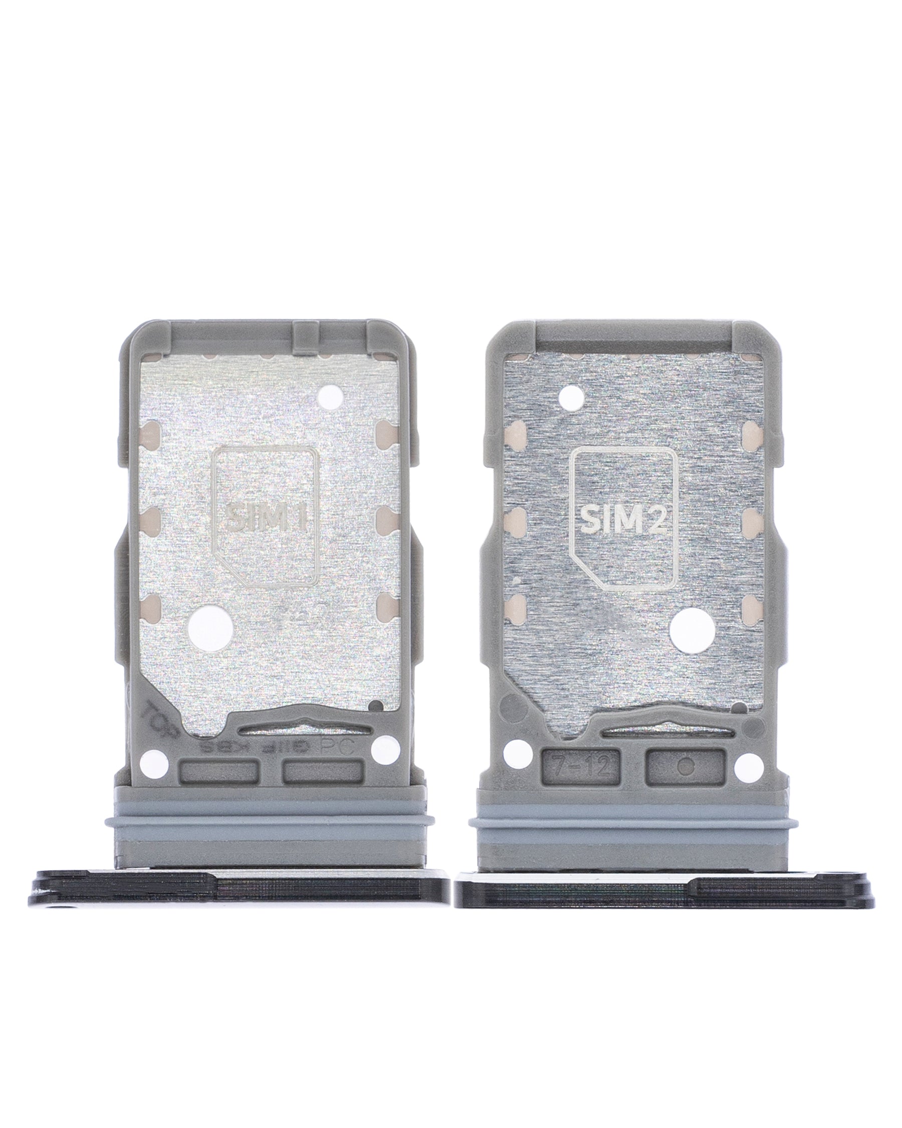 Dual Sim Card Tray Compatible For Samsung Galaxy S21 Plus Replacement(Phantom Black)