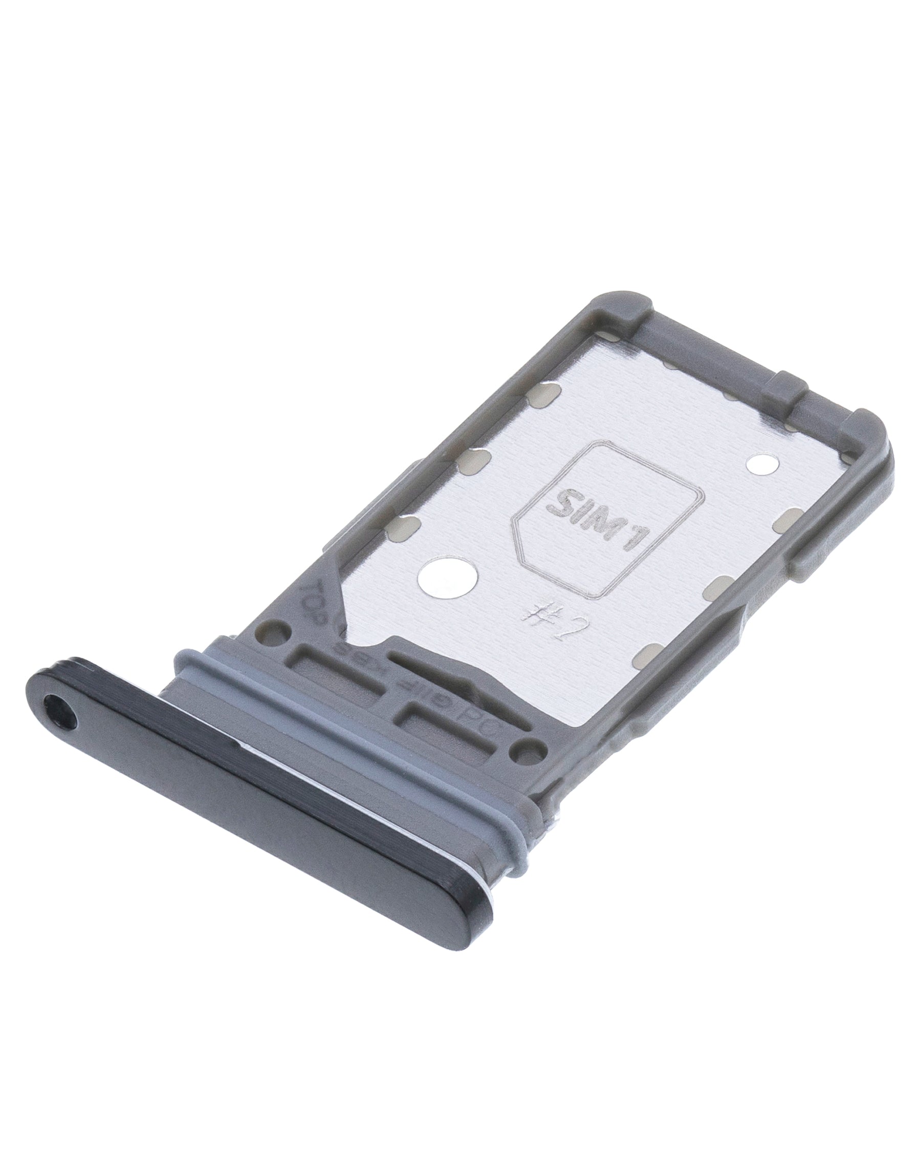 Dual Sim Card Tray Compatible For Samsung Galaxy S21 Plus Replacement(Phantom Black)
