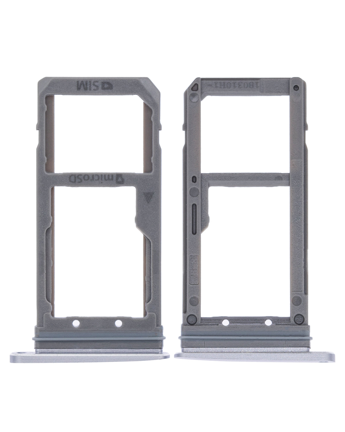 Dual Sim Card Tray Replacement Compatible For Samsung Galaxy S7 (Black Onyx)