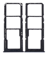 Dual Sim Card Tray Compatible For Samsung Galaxy A30S (A307 / 2019) (Black)