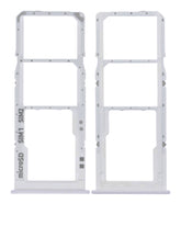 Dual Sim Card Tray Compatible For Samsung Galaxy A30S (A307 / 2019) (White)
