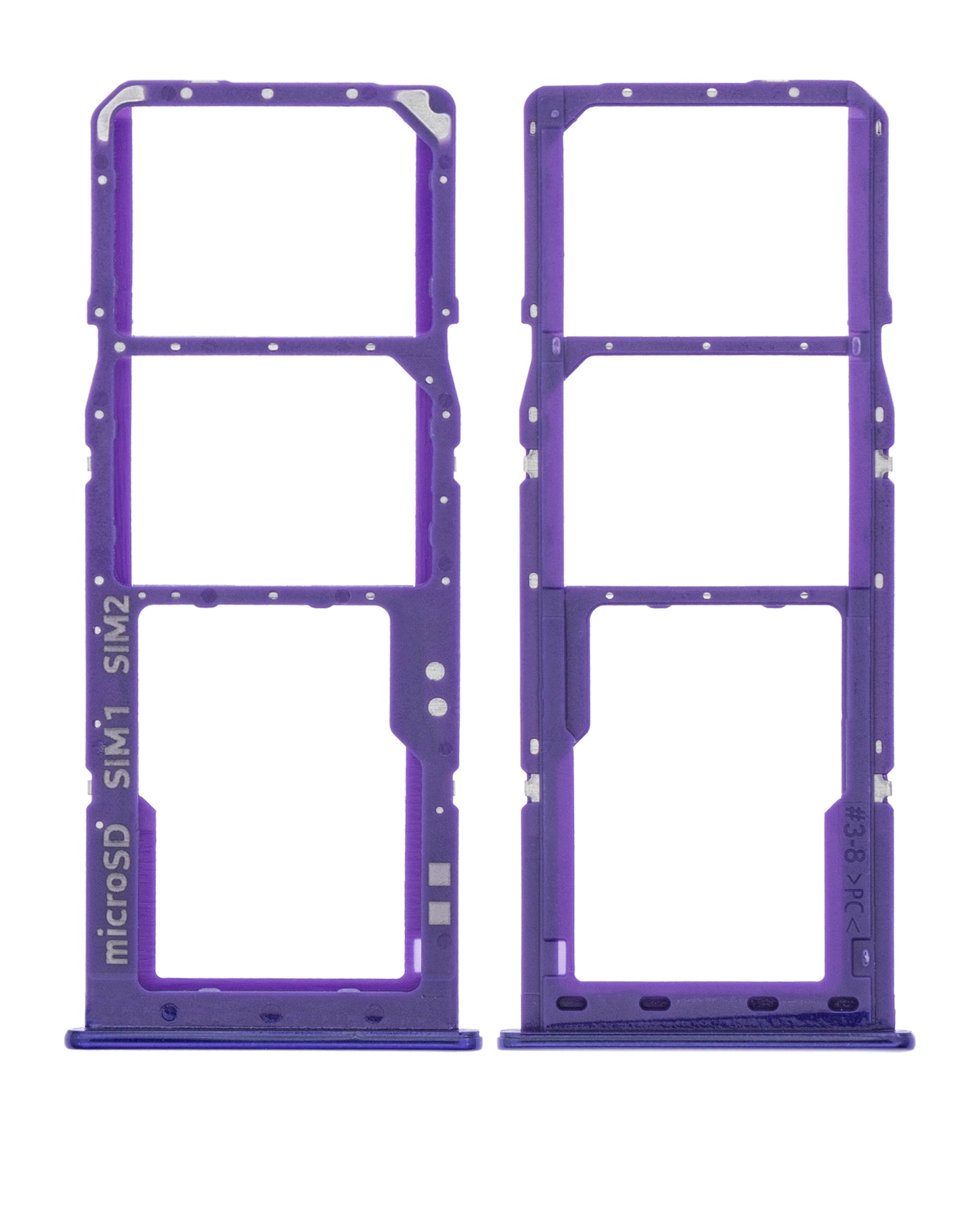 Dual Sim Card Tray Compatible For Samsung Galaxy A30S (A307 / 2019) (Violet)