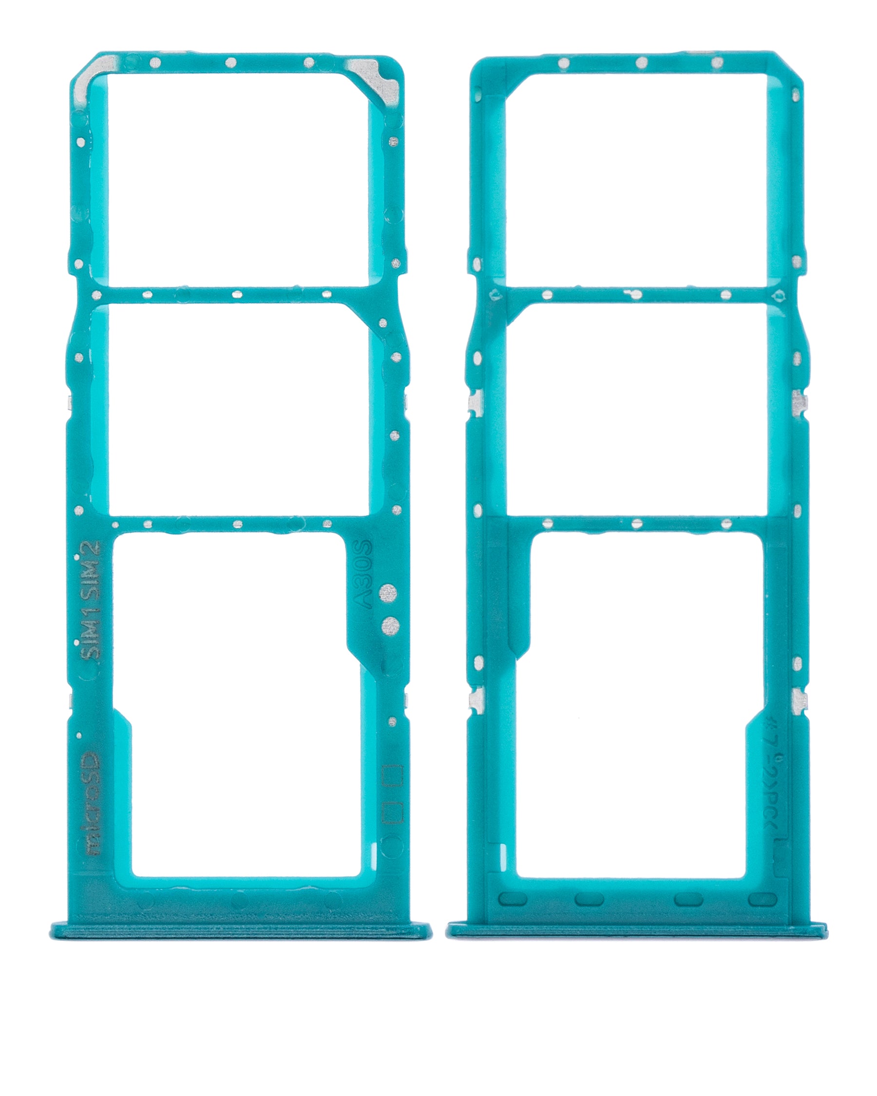 Dual Sim Card Tray Compatible For Samsung Galaxy A30S (A307 / 2019) (Green)
