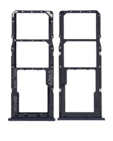 Dual Sim Card Tray Compatible For Samsung Galaxy A21S (A217 / 2020) (Black)