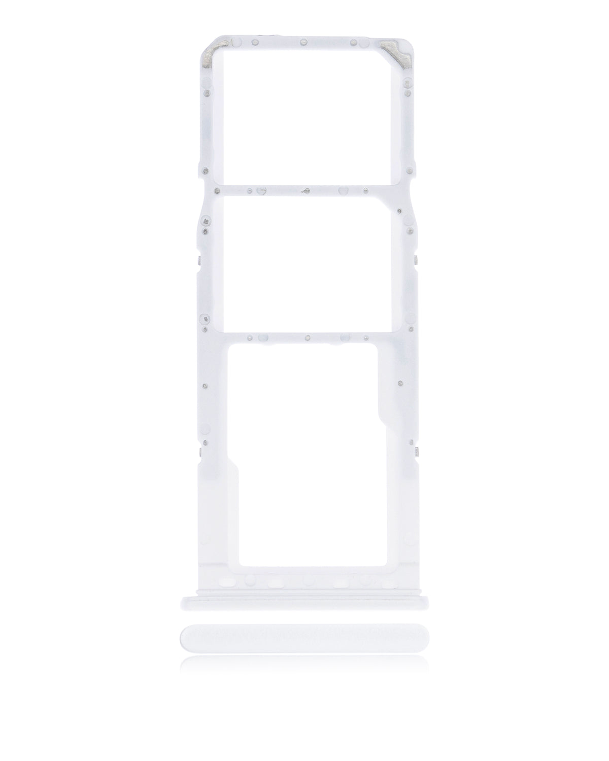 Dual Sim Card Tray Compatible For Samsung Galaxy A21S (A217 / 2020) (White)