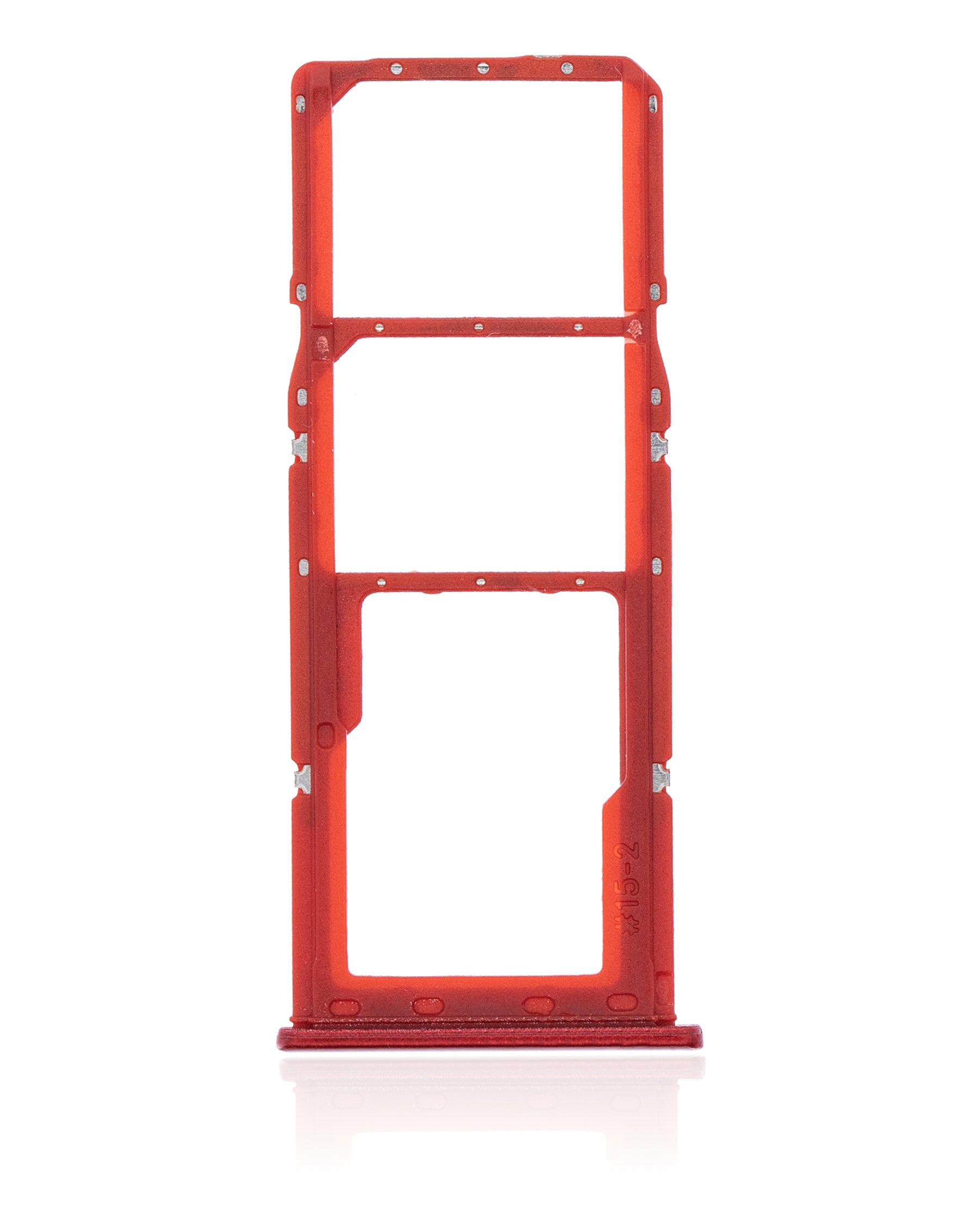 Dual Sim Card Tray Compatible For Samsung Galaxy A21S (A217 / 2020) (Red)