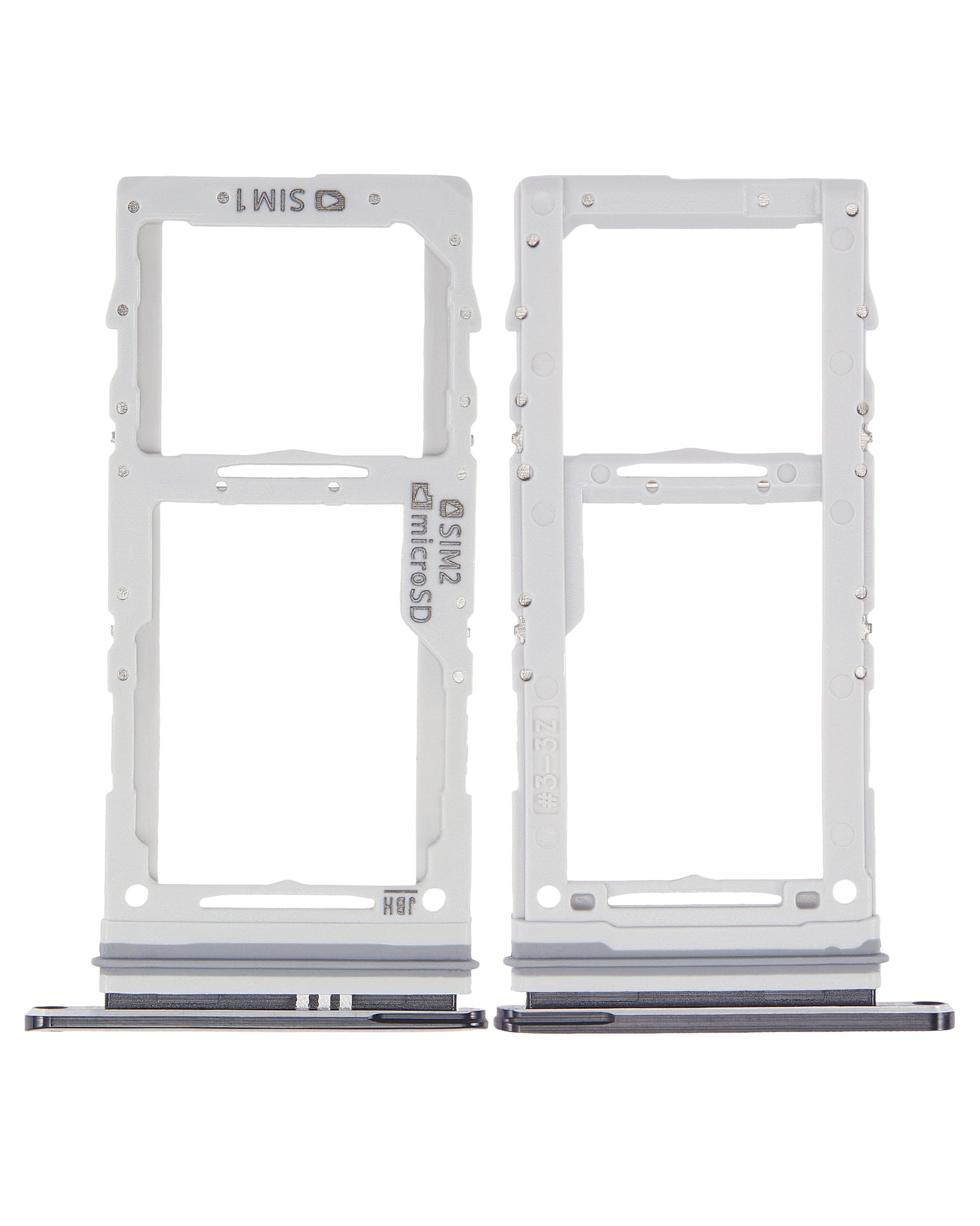 Dual Sim Card Tray Replacement Compatible For Samsung Galaxy A71 5G (A716 / 2020) (Prism Cube Black)