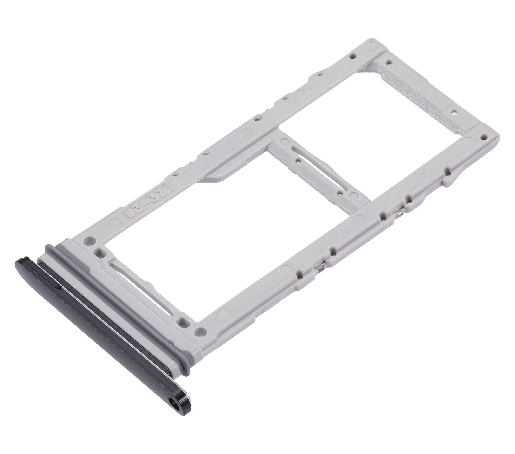 Dual Sim Card Tray Replacement Compatible For Samsung Galaxy A71 5G (A716 / 2020) (Prism Cube Black)