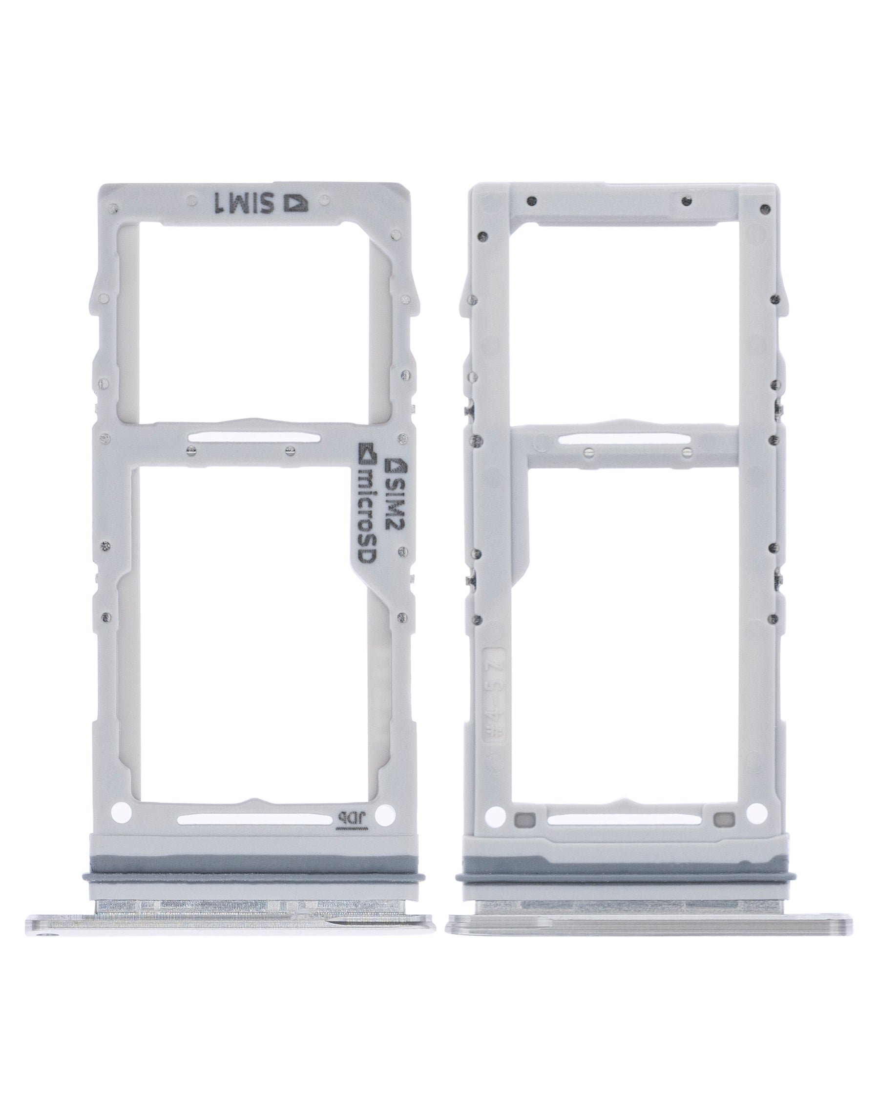 Dual Sim Card Tray Compatible For Samsung Galaxy A71 5G Replacement (A716 / 2020) (Prism Cube Silver)