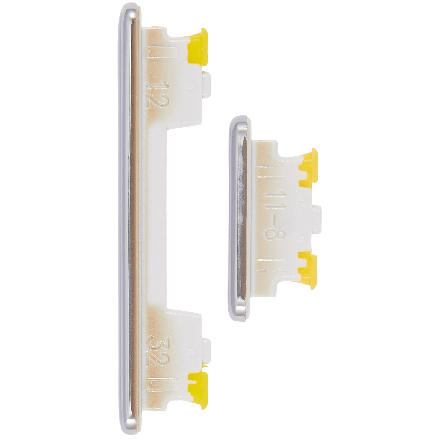 Hard Buttons Replacement (Power / Volume) Compatible For Samsung Galaxy A73 5G (A736 / 2022) (White)