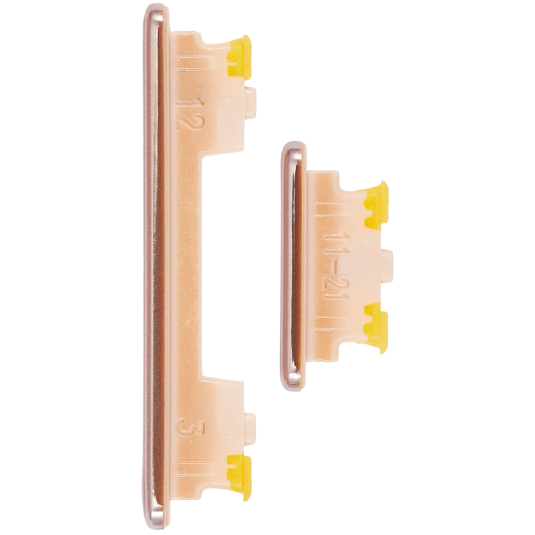 Replacement Hard Buttons (Power / Volume) Compatible For Samsung Galaxy A73 5G (A736 / 2022) (Peach)
