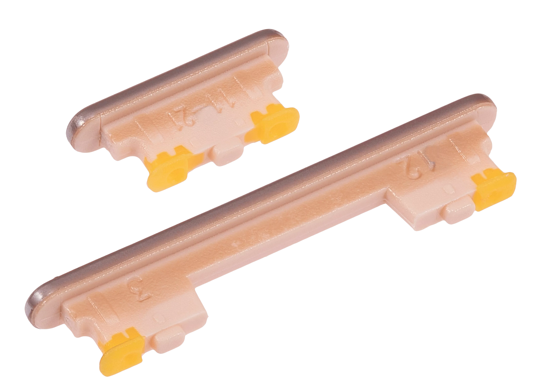 Replacement Hard Buttons (Power / Volume) Compatible For Samsung Galaxy A73 5G (A736 / 2022) (Peach)