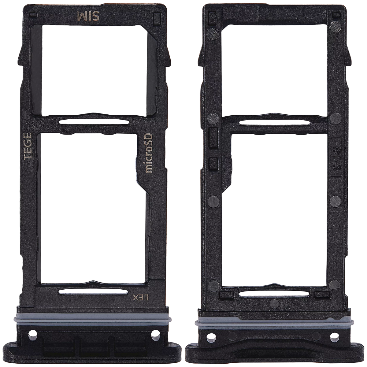 Sim Card Tray Replacement Compatible For Samsung Galaxy Tab Active 3 8.0" (T570 / T575) (Black)